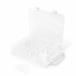 Dritz Sewing Baskets & Storage Thread Storage Box, 48 Compartments