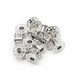 Dritz Class 15 Box Of Bobbins, Clear, 12 Pc Sewing Baskets & Storage