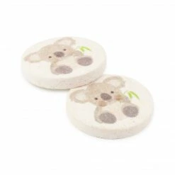 Dritz Recycled Cotton Koala Button, 18mm, 3 Pc