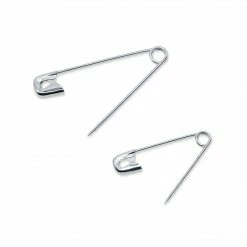 Dritz Safety Pins, Assorted Sizes, Nickel, 200 Pc Pins & Accessories