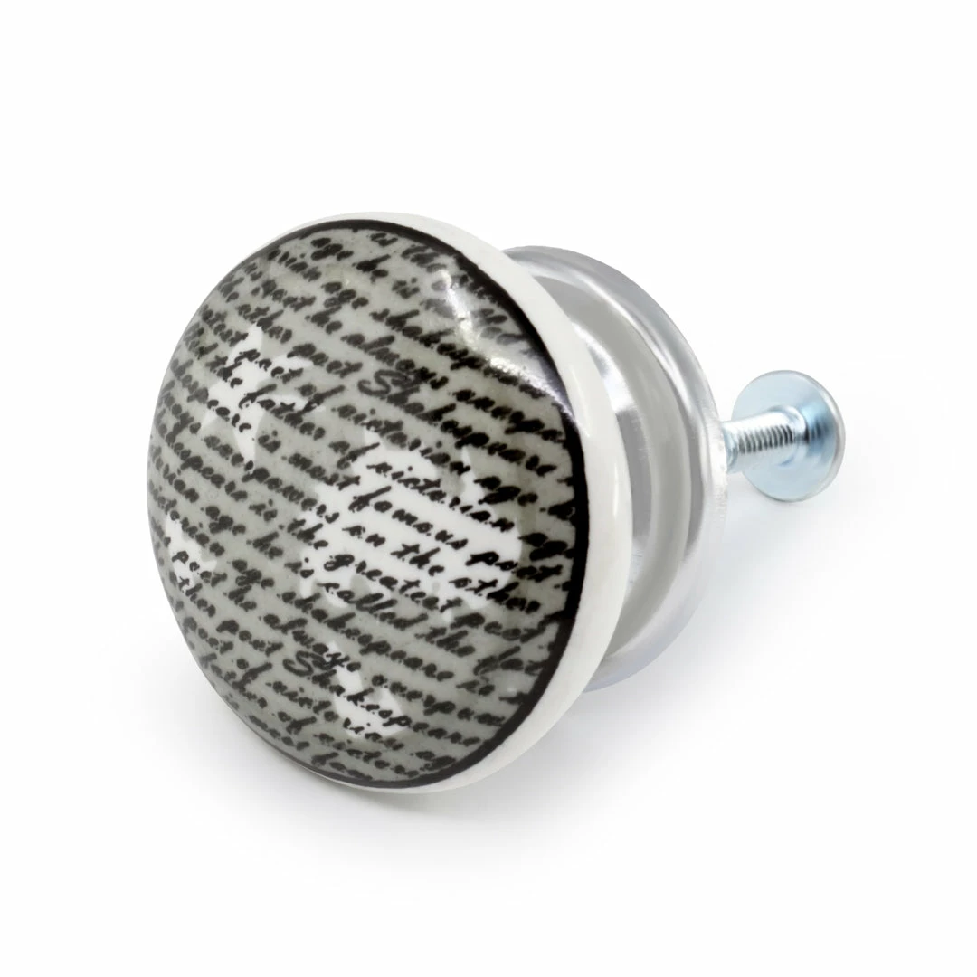 Dritz Ceramic Script Knob Outlet 6 Dritz Ceramic Script Knob Outlet