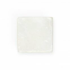 Dritz Stone Tapered Knob, White