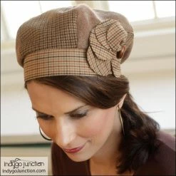 Indygo Junction Banded Beret Hat Pattern, PDF Download Purses & Accessories