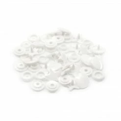 Dritz Plastic Color Star Snaps, 12 Sets, White 13 Dritz Plastic Color Star Snaps, 12 Sets, White