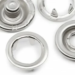 Dritz 7∕16" Open-Ring Snaps & Tools, 60 Sets, Nickel Bulk Notions