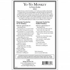 Indygo Junction Yo-Yo Stuffed Monkey Pattern