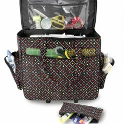 Dritz Sewing Baskets & Storage Sewing Machine 2-Wheel Tote