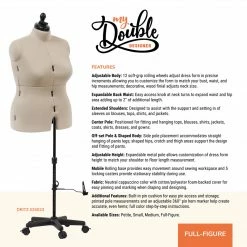 Dritz Dress Forms My Double Designer Adjustable Dress Form