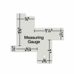 Dritz Quilting Accessories Measuring Gauge, 1/8"-2" Markings 9 Dritz Quilting Accessories Measuring Gauge, 1/8