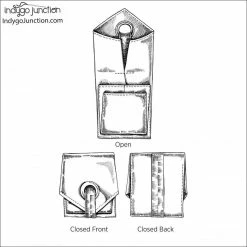 Indygo Junction Recycled Tie Pocket Pouch Pattern, PDF Download