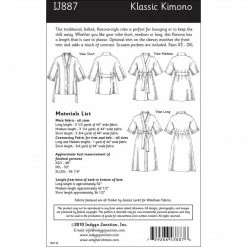 Indygo Junction Klassic Kimono Robe Pattern, Shippable Apparel