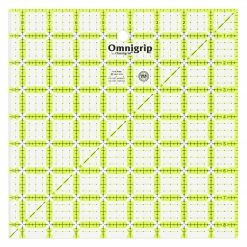 Omnigrid Non-Slip Square Ruler, Neon