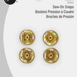 Dritz Sew-On Snaps, 4 Sets, Size 4