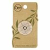 Dritz Buttons & Cover Buttons Recycled Polyester Round Button, 28mm
