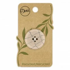 Dritz Buttons & Cover Buttons Recycled Polyester Round Button, 28mm