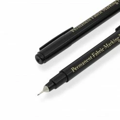 Dritz Fine Line Permanent Fabric Pen, Black Marking
