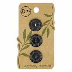 Dritz Recycled Polyester Round Button, 18mm, 3 Pc Buttons & Cover Buttons