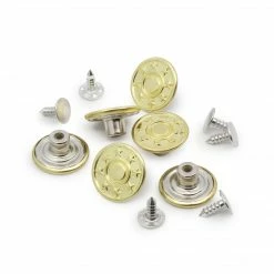 Dritz Jean Buttons, 6 Pc Buttons & Cover Buttons
