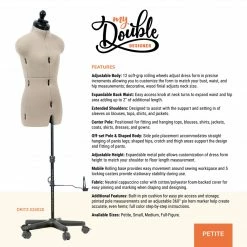 Dritz Dress Forms My Double Designer Adjustable Dress Form
