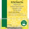 Dritz 2" Flat Flower Pins, Yellow, 50 Pc Pins, Needles & Tacks
