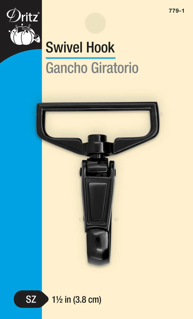 Dritz 1-1/2" Swivel Hook Rings & Swivel Hooks 9 Dritz 1-1/2" Swivel Hook Rings & Swivel Hooks