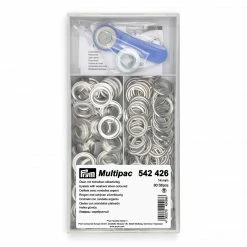 Prym 14 Mm Eyelets With Washers Refill, 80 Pc