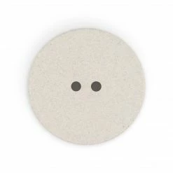 Dritz Recycled Hemp Round Floral Button, 28mm