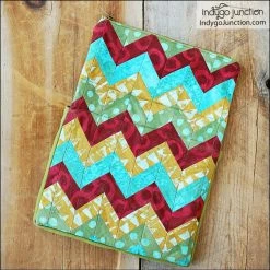 Indygo Junction Quilted Chevron Travel Tech Pouch Pattern, PDF Download Purses & Accessories