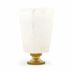 Dritz Stone Tapered Knob, White