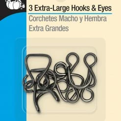 Dritz Hooks & Eyes, 3 Pc, Black