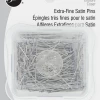 Dritz Pins & Accessories 1-1/16" Extra-Fine Satin Pins, Nickel, 400 Pc 2 Dritz Pins & Accessories 1-1/16" Extra-Fine Satin Pins, Nickel, 400 Pc