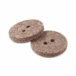 Dritz Buttons & Cover Buttons Recycled Cotton Round Button, 18mm, 3 Pc