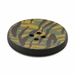 Dritz Buttons & Cover Buttons Recycled Leather Round Button, 30mm, Multicolor Print