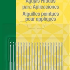 Dritz Appliqué Sharps, Size 9, 20 Pc Pins, Needles & Tacks