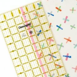 Omnigrid Glow-Line Tape, Transparent And Fluorescent