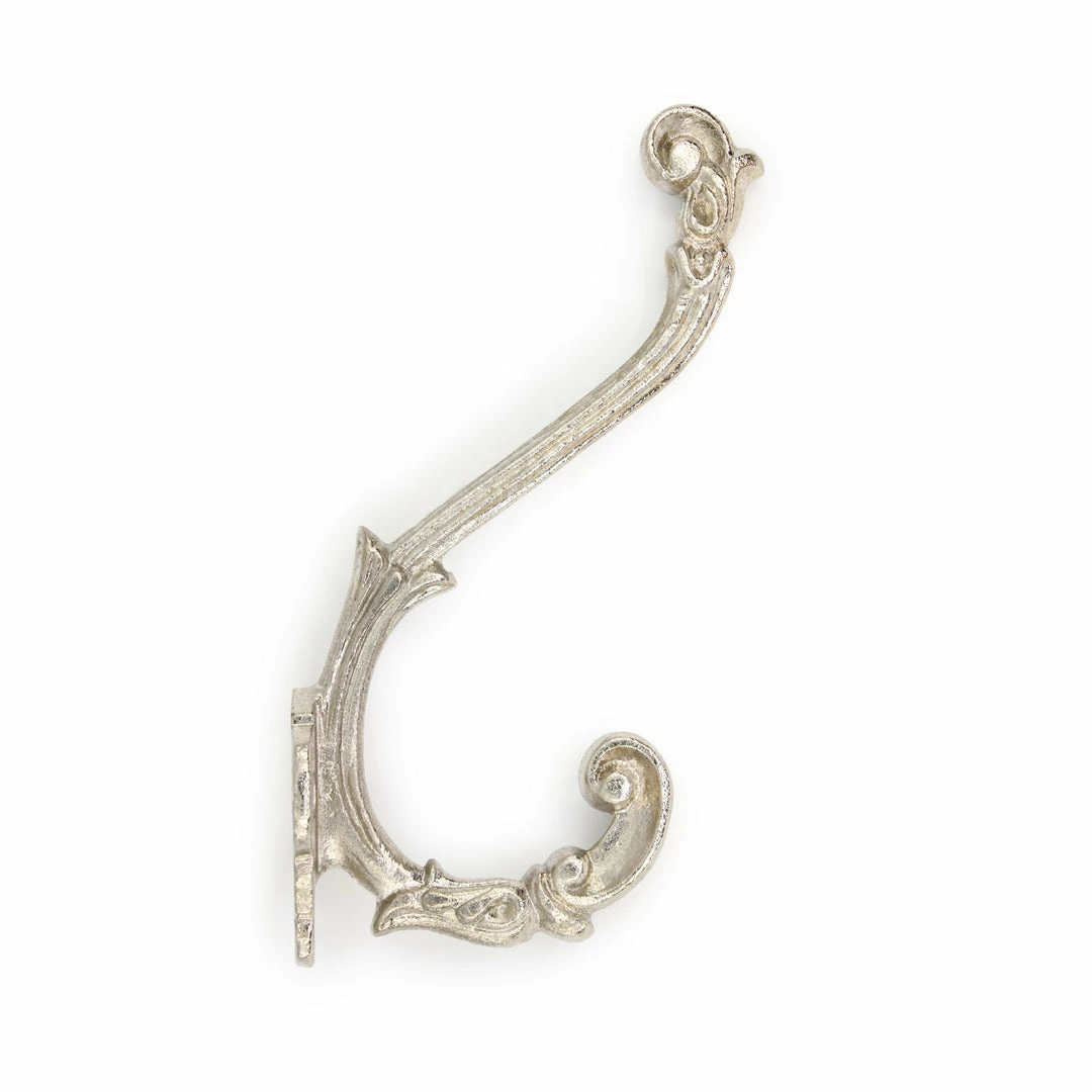 Dritz Metal Baroque Wall Hook, Silver 3 Dritz Metal Baroque Wall Hook, Silver