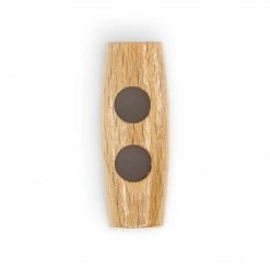 Dritz Sustainable Wood Toggle Button, 25mm, Natural, 2 Pc Buttons & Cover Buttons