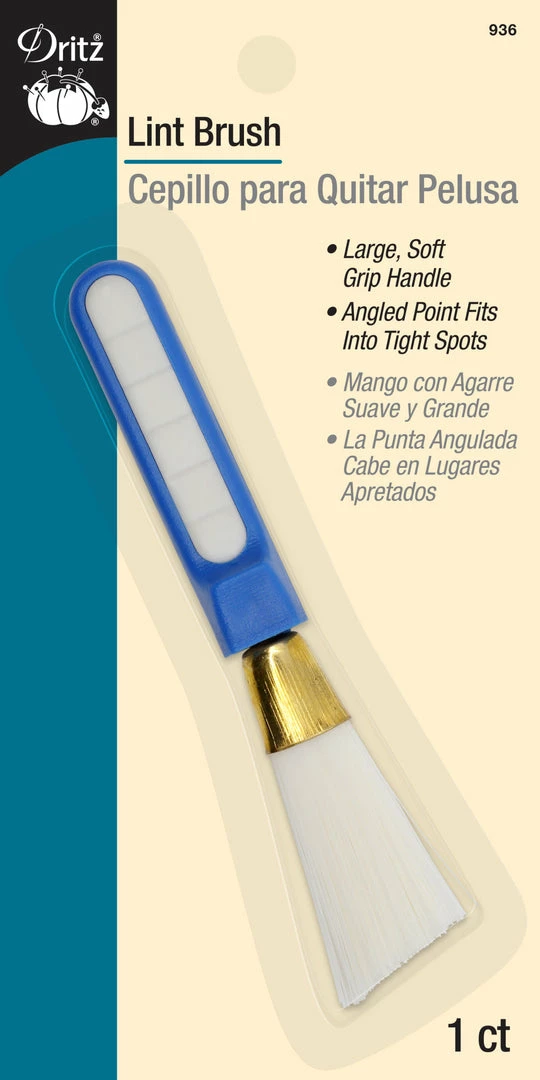 Dritz Lint Brush, Angled Point Machine Accessories 3 Dritz Lint Brush, Angled Point Machine Accessories