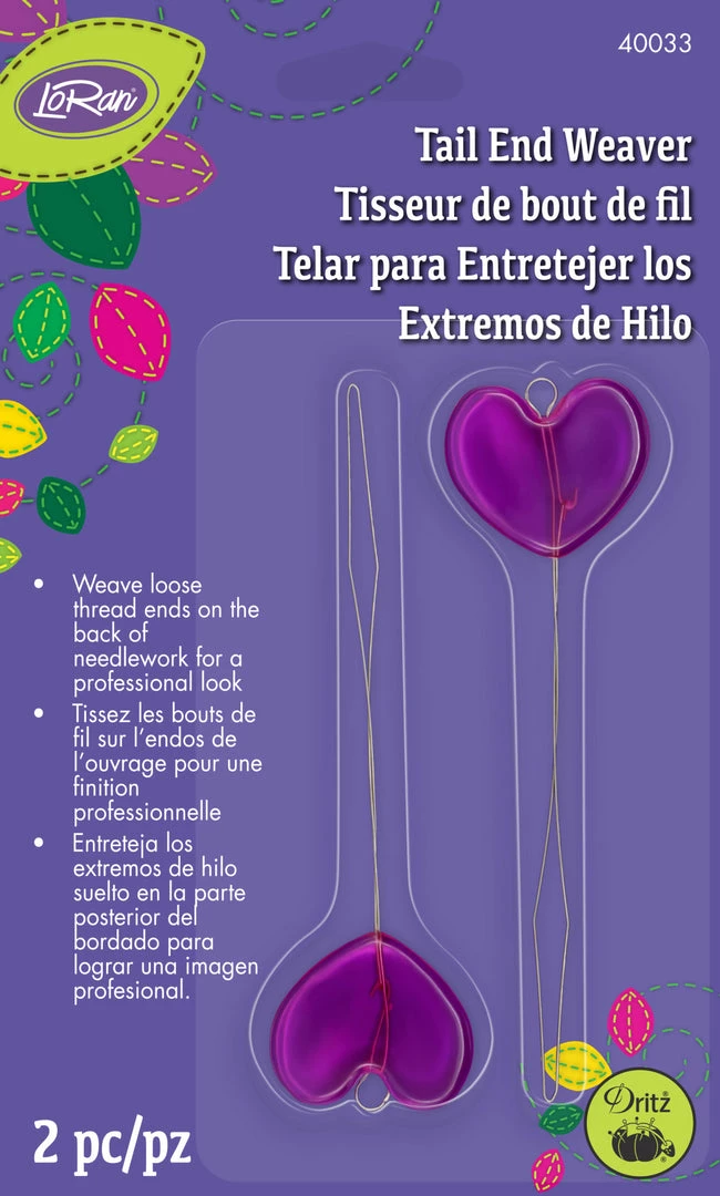 LoRan Embroidery Tail End Weaver, 2 Pc 4 LoRan Embroidery Tail End Weaver, 2 Pc