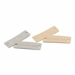 Dritz Metal Labels, Assorted, 4 Pc Lettering & Embellishments