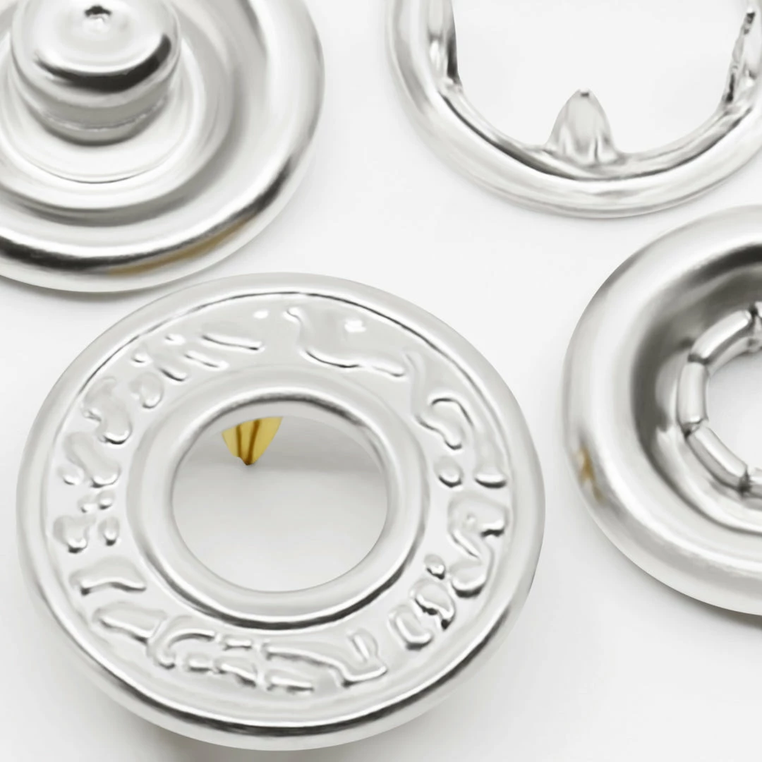 Dritz Snaps Decorative Snap Fasteners, 12 Sets, Nickel 4 Dritz Snaps Decorative Snap Fasteners, 12 Sets, Nickel