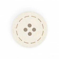 Dritz Recycled Cotton Round Stitch Button, 20mm, 3 Pc Buttons & Cover Buttons 38 Dritz Recycled Cotton Round Stitch Button, 20mm, 3 Pc Buttons & Cover Buttons