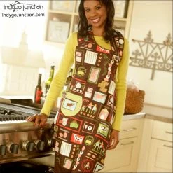 Indygo Junction Aprons Asymmetrical Apron Pattern, PDF Download
