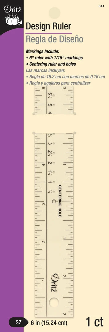 Dritz 6" Design Ruler 3 Dritz 6" Design Ruler