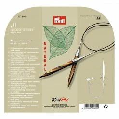 Prym Circular Knitting Needles Set, Natural, 4-10mm