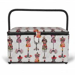 Dritz Rectangular Sewing Basket, XL Sewing Baskets & Storage