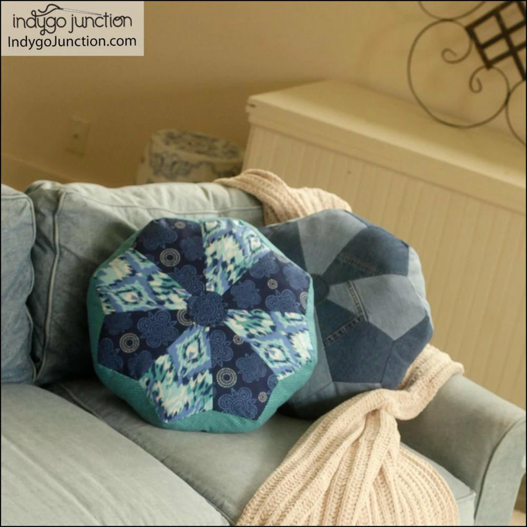 Indygo Junction Dresden Pouf & Pillow Pattern, PDF Download 5 Indygo Junction Dresden Pouf & Pillow Pattern, PDF Download