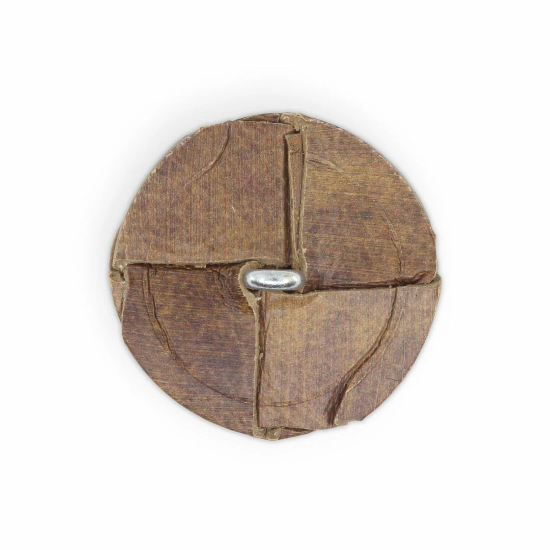 Dritz Recycled Leather Round Shank Button, 23mm 5 Dritz Recycled Leather Round Shank Button, 23mm