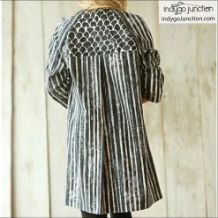 Indygo Junction Sophia Swing Coat Pattern Apparel
