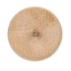 Dritz Fluted Column Bun Feet, Natural, 2 Pc Furniture Legs & Feet